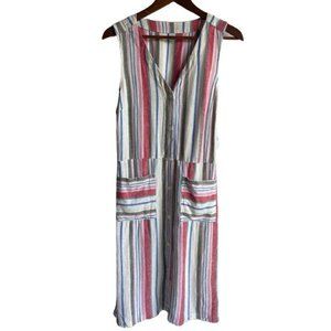 Old Navy Red and White Sleeveless Sundress